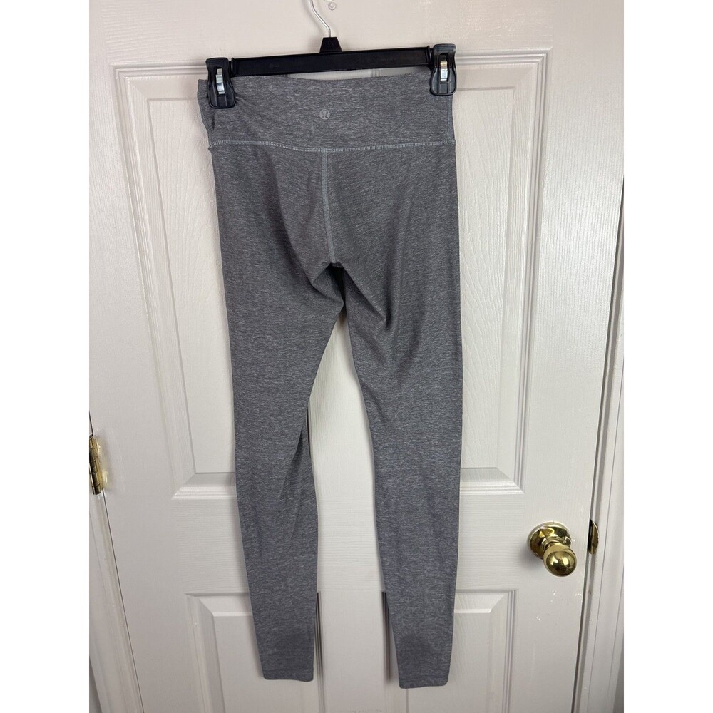 Lululemon Grey Womens Leggings Size 4 Full Length 243